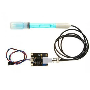 Metro de Cable Regulador de la Sonda de Detección de Agua del Escudo Analógico Sensor de PH Kit de Junta de Control de la Luz Indicadora de Módulo de Líquido Para Arduino