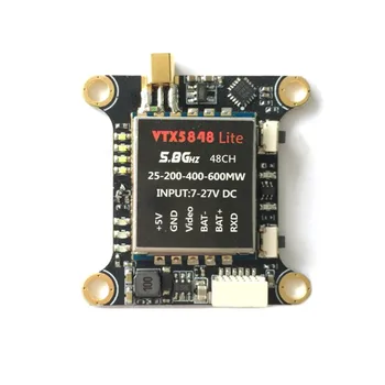 VTX5848 LITE 48CH 5.8 G 25/100/200/400/600mW Conmutable VTX Transmisor de Video Módulo de Control del menú OSD Para FPV RC Multicopter Modelos