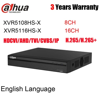 Dahua XVR5108HS-X XVR5116HS-X 8CH 16CH Penta-brid 1080P Compacto de 1U Grabador de Vídeo Digital reemplazar XVR5108HS XVR5116HS XVR logotipo