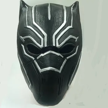 Cosplay De Black Panther Máscara De Guante De Látex Capitán América 3 Civil Héroe De La Guerra De La Proposición De Disfraces De Halloween Accesorios
