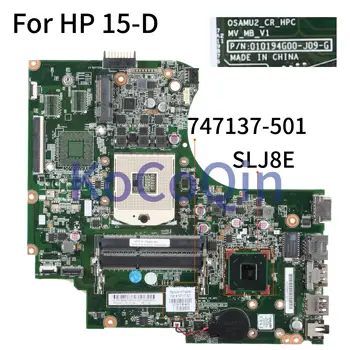 KoCoQin de la placa base del ordenador Portátil Para HP Probook 15-D 250 G2 HM76 SLJ8E Placa base 747137-001 747137-501 010194G00-J09-G