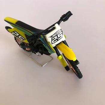 1:18 de la Aleación de la Moto Bicicleta Modelo de Juguete de Carreras de Motocross Fuera de la carretera Modelo Con Amortiguadores de los Niños de la Decoración de la Colección de Juguete de Regalo