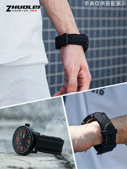 De silicona correa de reloj Para Huawei GT2 007 BM8475Watches correas de Accesorios pulsera de Deportes de 20mm 22mm negro impermeable de correas