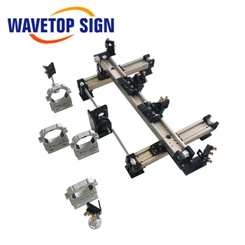 WaveTopSign Partes Mecánicas Conjunto 1200*800 mm Interior Rieles Deslizantes Kits de piezas de Repuesto para el BRICOLAJE 1280 CO2 de Grabado Láser, Máquina de Corte