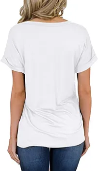Ropa mujer verano de 2020 mujer camisetas de Verano Casual O-cuello Suelto de Color Sólido Blusa Camisetas Tops camiseta mujer harajuku