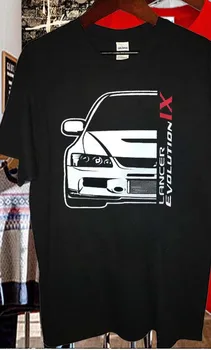 Más reciente 2019 Hombres T-Shirt de Moda de Nuevo el Logotipo de Mitsubishi Evo Evolution IX T-SHIRT Todos Collour T-Shirt