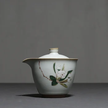 PINNY 150ml de Su Horno Retro de la Mano de Agarre Teteras de Porcelana China de Kung Fu Té Maceta pintada a mano Servicio de Té de la Tetera Hogar