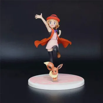 Pokemon Serena Sylveon Figura de Acción de Pocket Monster Eevee Figuras de Anime Modelo de los Juguetes de los Niños los Regalos de Navidad