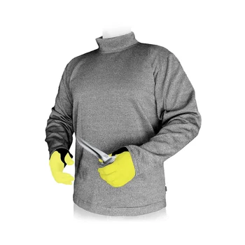 PE material de nivel 3 de corte de la prueba de desgaste de la barra resistente a la camiseta anti corte de la ropa