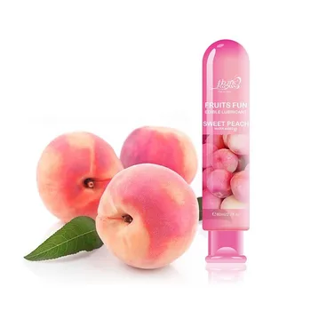 80ml Fruta Comestible de Sabor Lubricante a Base de Agua No Tóxica Lubricante Sexual Anal Oral Gel Lubricante Para el Sexo Pareja Sexo Adulto Productos