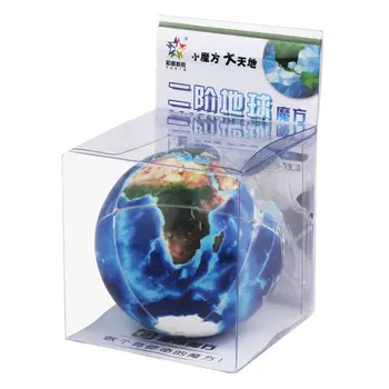 YuXin Tierra 2x2x2 Cubo Mágico ZhiSheng 2x2 Velocidad con Curvas de Rompecabezas del Cerebro Teasers de los Juguetes Educativos Para Niños