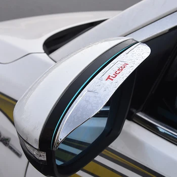 Potrillo de la Quema de ABS Espejo Retrovisor Película de la Protección de la Vista Posterior del Coche del Espejo de la Visera de la etiqueta Engomada Para Hyundai Tucson 2016 2017 Cubre