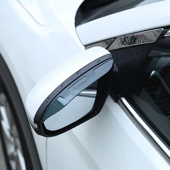 Potrillo de la Quema de ABS Espejo Retrovisor Película de la Protección de la Vista Posterior del Coche del Espejo de la Visera de la etiqueta Engomada Para Hyundai Tucson 2016 2017 Cubre