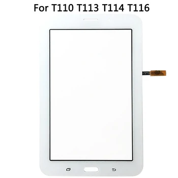 10PCS Para Samsung Galaxy Tab 3 Lite T114 T116 Sensor Táctil de Cristal Digitalizador Nuevo T110 T111 T113 de la Pantalla Táctil