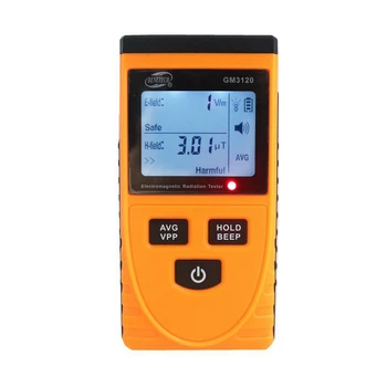 GM3120 Pantalla LCD Detector de Radiación Electromagnética CEM Medidor Probador de la detección de la intensidad de campo eléctrico, campo magnético