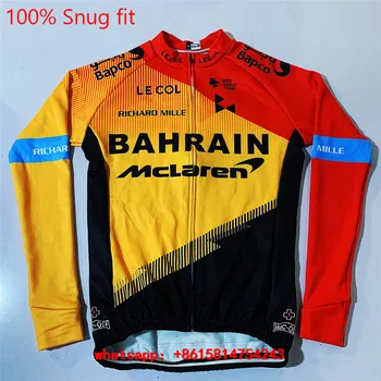 Le Col 2020 Bahrein de Mclaren, el equipo de pro Unisex Verano Bicicleta de Conjuntos de Jersey Maillot Ciclismo Ciclismo, Ropa de bicicletas de Sudor de la parte Superior de Deportes
