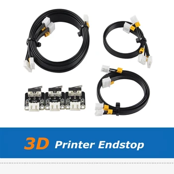 3pcs Ender 3 / Ender3 Pro / 3X / 3S Impresora 3D de Piezas de tope terminal. Interruptor de Límite Con el Cable De X Y el Eje Z