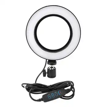 6inch USB Luz de Vídeo LED de Dimmable Anillo de la Lámpara para la Fotografía Selfie Estudio Directo de la bola de plasma