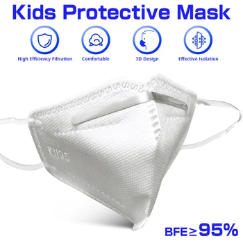 FFP2 KN95 los Niños de la Máscara de Cara KN95S Respirador de Protección de la Boca de la Máscara para Niños Niñas Mascarilla Lnfantil España de los 10 Días de la Entrega