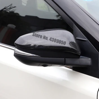 ABS Cromado Para Toyota 4Runner 2016 2017 Accesorios Automóvil Lado de la Puerta de espejo retrovisor de la Cubierta de Recorte de la etiqueta Engomada del Coche de estilo 2PCS