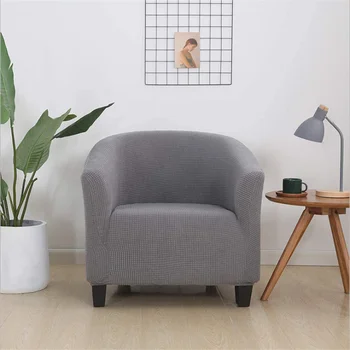 Novo trecho capa para poltrona sofá sofá de la sala de estar 1 assento sofá funda único plazas mobiliário poltrona capa elástica