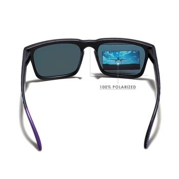 TIMÓN Polarizado Gafas de sol de los Hombres Cuadrado Clásico Unisex Gafas de Sol de Ken Block Con la Caja Original de Feliz 43 de la Lente