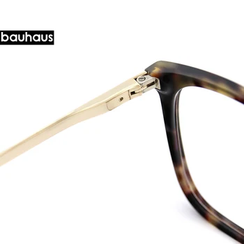 Bauhaus 8 color Nuevo de la Moda de Diseño de la Marca de Acetato de Gafas de Gafas Vintage Clásico de la Miopía Gafas Ópticas Marco