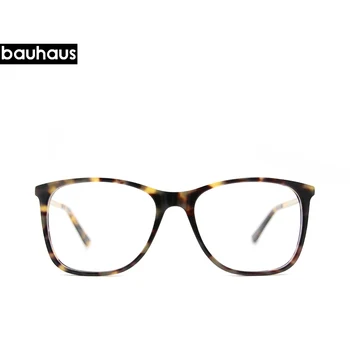 Bauhaus 8 color Nuevo de la Moda de Diseño de la Marca de Acetato de Gafas de Gafas Vintage Clásico de la Miopía Gafas Ópticas Marco