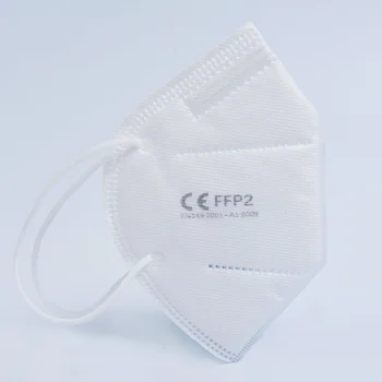 40 piezas de 5 Capas de Filtro CE KN95 Máscaras de Polvo en la Boca PM2.5 la Máscara de la Cara de la Gripe de Protección Personal de Atención de la Salud Mascarillas FFP2