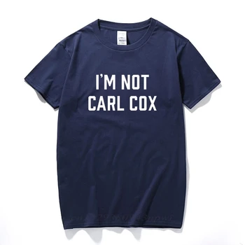 Yo NO SOY CARL COX Lema Impreso T-Shirt de Techno House Underground DJ Leyenda Superior de Moda de Verano Camiseta Masculina