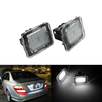 ANGRONG LED Número de Licencia de la Luz de la Placa Para Mercedes Benz A45 AMG X166 GL63 X156 GLA45 ML63