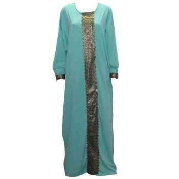 La Tilapia nueva kaftan estilo de las mujeres vestido maxi largo de la vendimia vestidos más el tamaño de verano otoño jurken suelto vestido