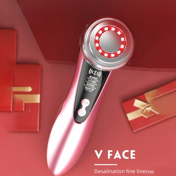 La Piel de la cara EMS Mesoterapia Electroporación de Radio Frecuencia Facial LED Fotón de Cuidado de la Piel Dispositivo de Elevación de la Cara Apretar la Máquina de la Belleza