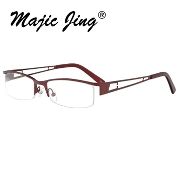 La magia Jing Metal gafas anteojos recetados anteojos RX marcos ópticos para las mujeres