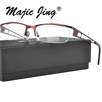 La magia Jing Metal gafas anteojos recetados anteojos RX marcos ópticos para las mujeres