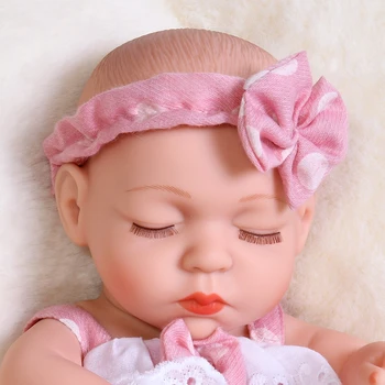 30cm Adorable Bebé Muñecas Renacer Lleno de Suave Silicona Realista Reborn Baby Cuerpo Real Vivo Bebés, Juguetes Para Niñas, Niños Regalo de Muñecas