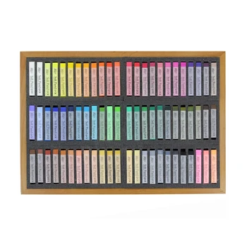 Mungyo Maestro En Suaves Tonos Pastel, 72 Colores Caja De Madera De La Pintura, Crayones Arte Set De Dibujos De Tiza De Color Lápiz Pincel De Papelería Para El Artista