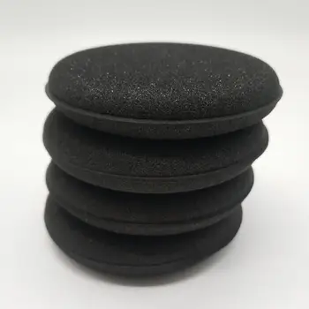 CIBO 12pcs Negro Coche Cera polaco de la Espuma de la Esponja Aplicador de Cera de Limpieza Detalle Pastillas Kit de Lavado Herramienta de Cuidado de Automóviles