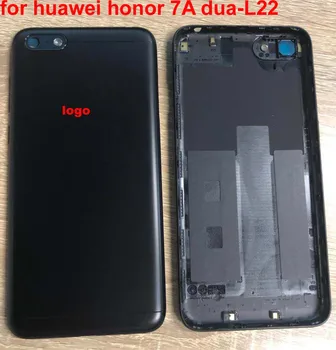 La espalda Cubierta de Vidrio Para Huawei Honor 7A dua-l22 DUA-LX2 honor 7S de la Batería de la Puerta de la Vivienda caso el Vidrio Trasero Reparación de Piezas de Reemplazo