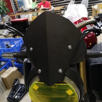 MTKRACING Para CB650R 2019-2020 CB1000R 2018-2020 Accesorios de la Motocicleta de la Pantalla de la aleación de Aluminio del Parabrisas Carenado Parabrisas