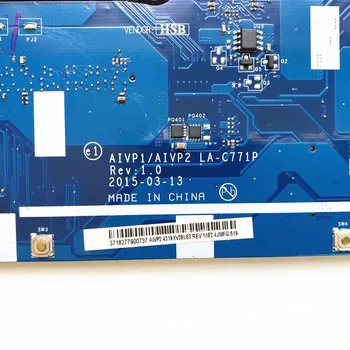Nuevo AIVP1 / AIVP2 LA-C771P de la Placa base Para Lenovo B50-10 100-15IBY Portátil CPU de la placa base 2840 probado al de trabajo