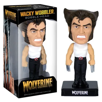 Asintiendo con la cabeza Wolverine Sacudir la Cabeza Muñecas Salpicadero del Coche Decoración de Accesorios de Auto mover la Cabeza de Juguete para Automoibles Coche-estilo