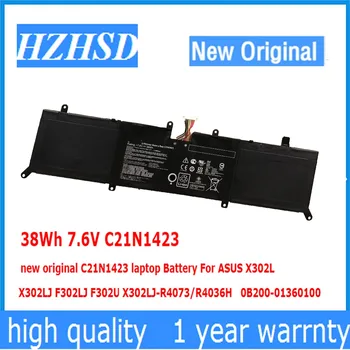 7.6 V 38Wh C21N1423 nuevo original C21N1423 de Batería del ordenador portátil Para ASUS X302L X302LJ F302LJ F302U X302LJ-R4073/R4036H 0B200-01360100