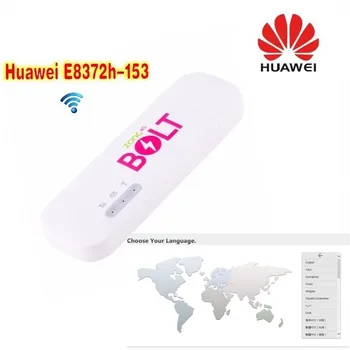 Desbloqueo de Huawei E8372 con antena Wingle LTE Universal 4G Módem USB del coche de wifi E8372h-153