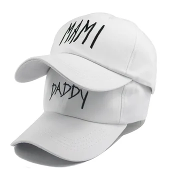 Nuevo daddy Mami bordado de gorras no estructurados ajustable de algodón gorras de Béisbol Papá/Mamá Par Sombrero de la Gorra de papá sombrero de mayorista