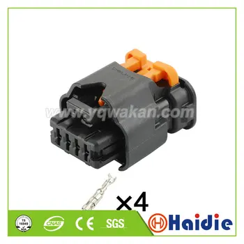 Envío gratis 2sets 4pin Auto Eléctrico de la Vivienda Plug sellada Conector del mazo de cables 13876521