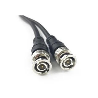 Envío libre 10pcs 50CM BNC macho a BNC macho RG59(P9) Coaxial extender Cable para Cámara de CCTV