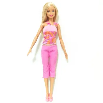 10x Conjunto de Niñas y Niños, Trajes para Barbie Ken BJD SD Ropa de la Muñeca Accesorios de casa de Muñecas, vestir a los Niños el Juego de Rol Juguetes