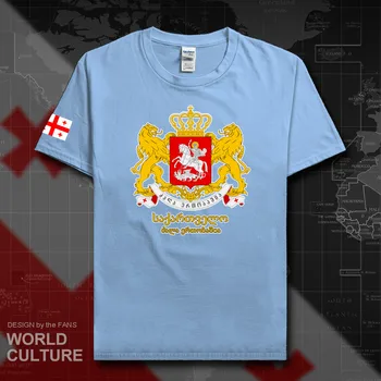 Georgia camiseta de los hombres de la moda de 2018 nuevas camisetas de la nación equipo de algodón t-shirt ropa camisetas país Casual GEO georgiano de verano 20