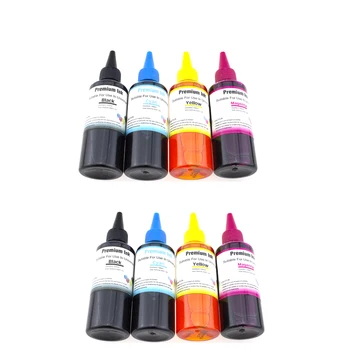 Universal 4 Tinte de Color de Tinta Para HP,Universal Compatible de Recarga de Tinta de Tinte kit de Reemplazo Para Canon Brother para la Impresora de Epson de la tinta